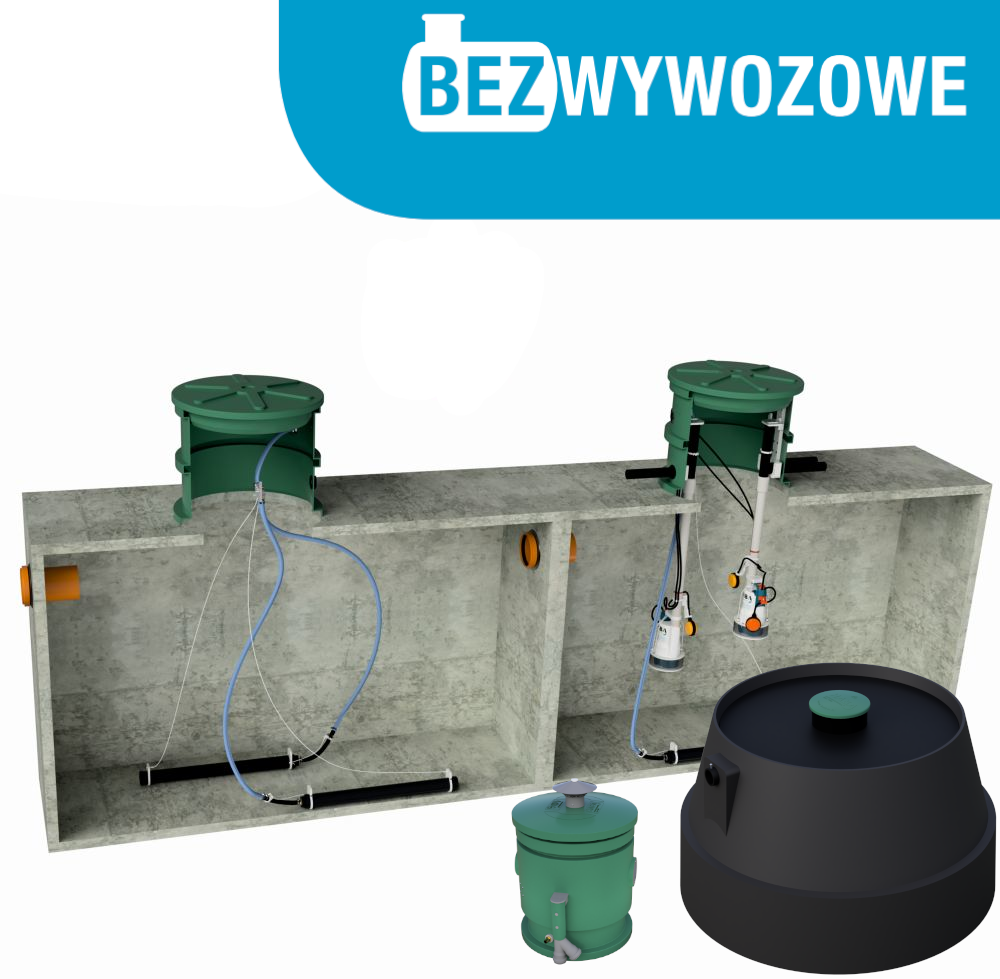 Retrofit 2-10 MAX do szamb dwu- i trzykomorowych - PLATINUM